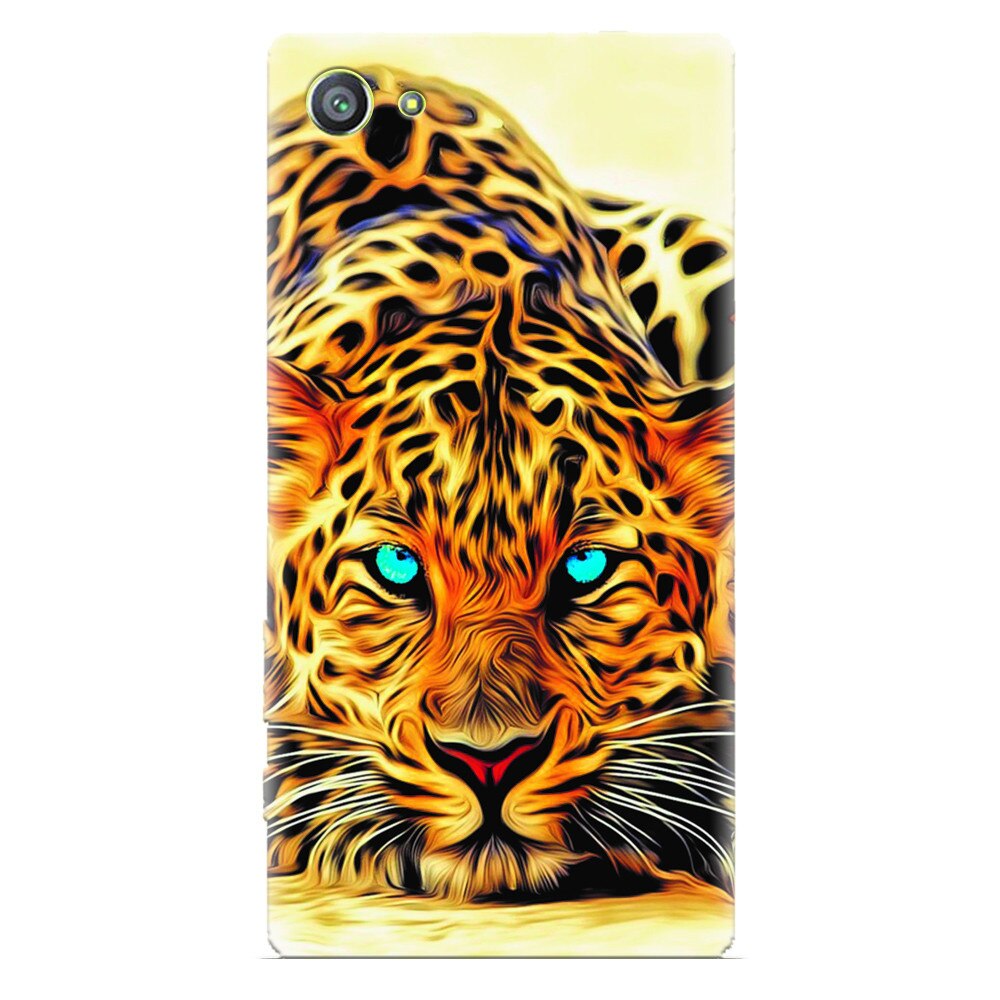 Husa silicon pentru Sony Xperia Z2 Mini, Animal Tiger