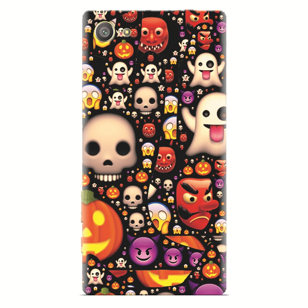 Husa silicon pentru Sony Xperia Z2 Mini, Emoji Mess