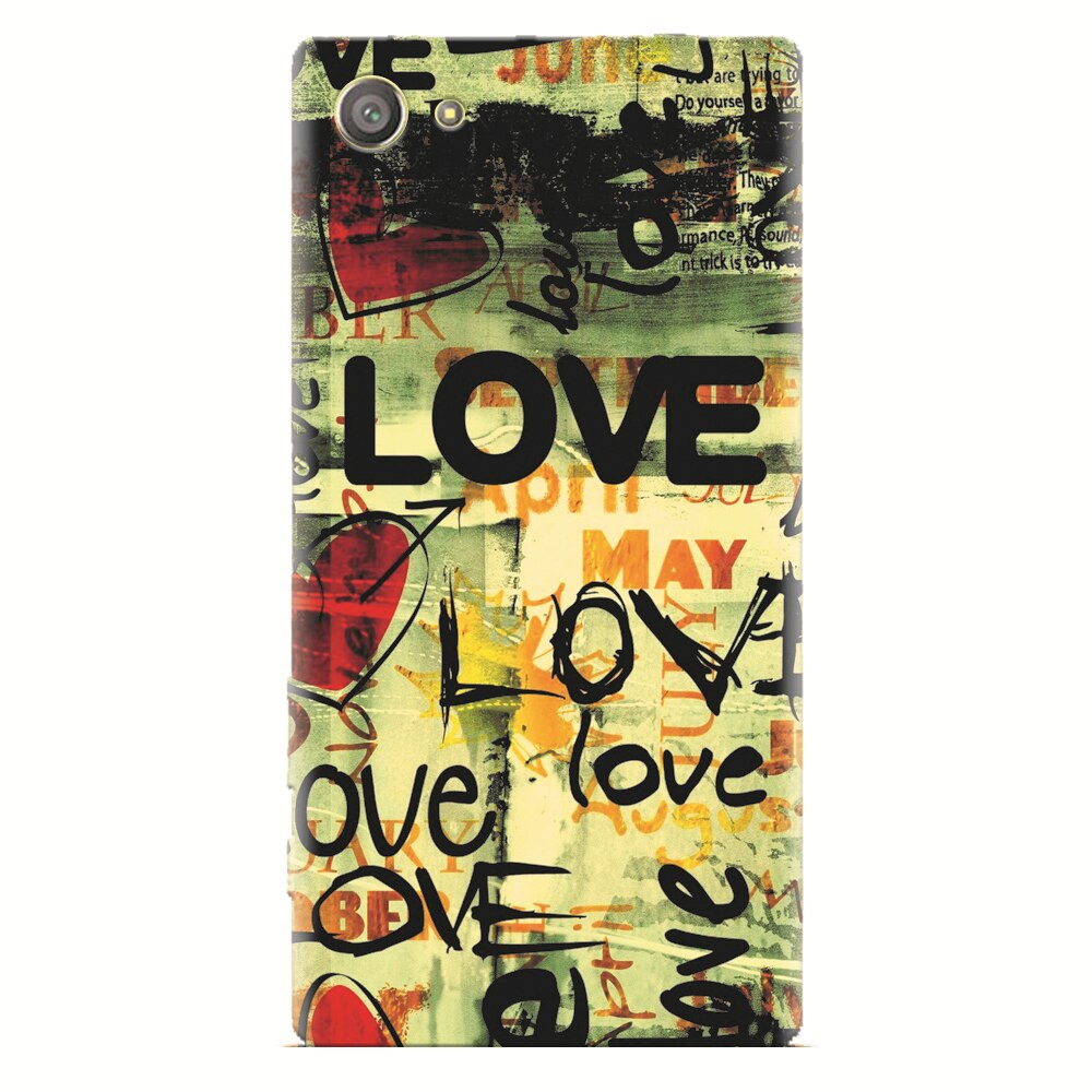 Husa silicon pentru Sony Xperia Z2 Mini, Love Artwork