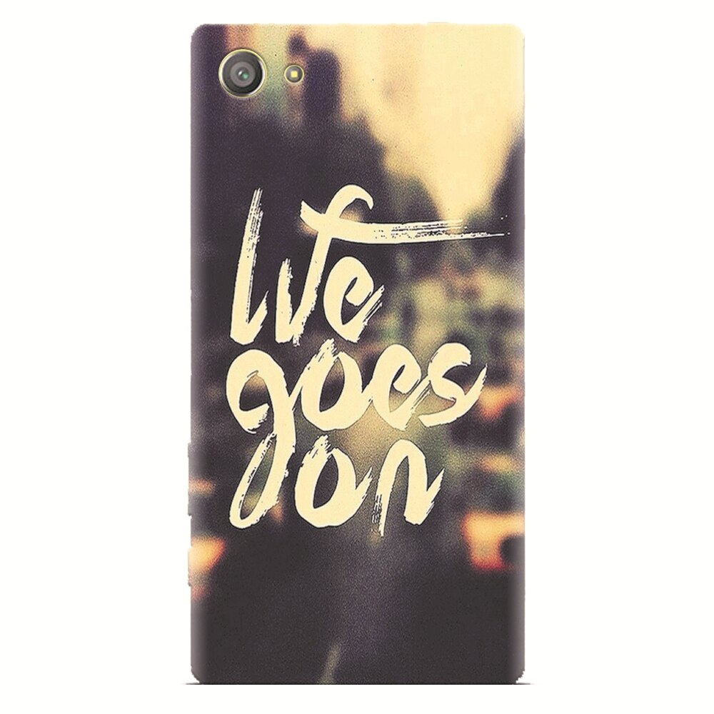 Husa silicon pentru Sony Xperia Z2 Mini, Life Goes On