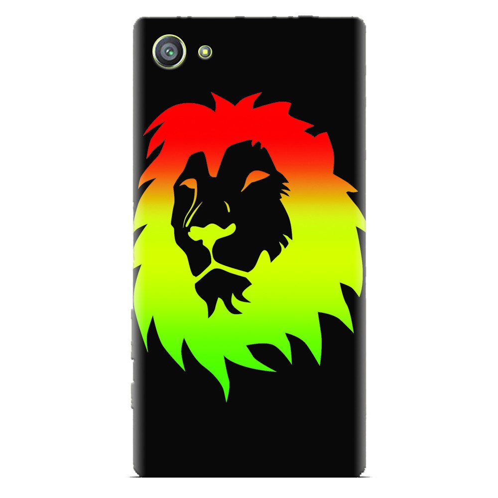Husa silicon pentru Sony Xperia Z2 Mini, Rasta Color Lion