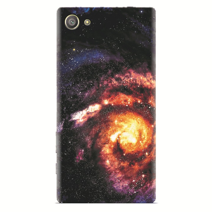 Силиконов кейс за Sony Xperia Z2 Mini, Spiral Galaxy Illustration