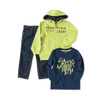 Set 3 piese Hanorac Vernil+ Jeans+Bluza, Calvin Klein Jeans Set 3 piese Hanorac Vernil+ Jeans+Bluza, Calvin Klein Jeans