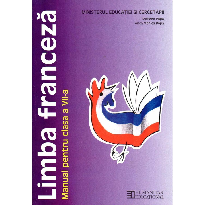 Limba franceza manual pentru clasa a VII-a, autor Mariana Popa