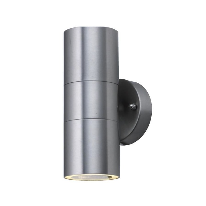 Aplica de exterior Crom , 2X35W ,Argintiu, GU10, IP44.