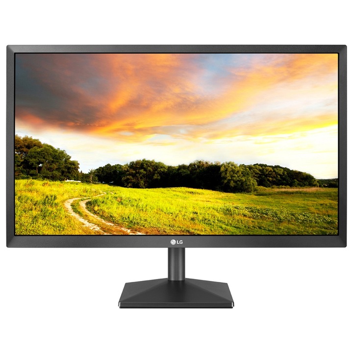 LG 22MK400H-B Monitor, TN, 21.5”, Full HD, 1920 x 1080, D-Sub, HDMI, Fekete