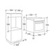 Cuptor incorporabil Candy FCS 100 X, Electric, 71 l, Grill, Clasa A, Inox
