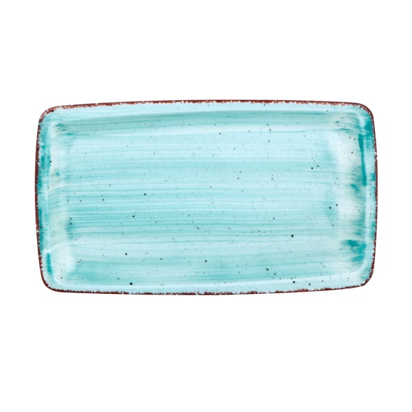 Platou dreptunghiular GURAL colectia TURQUOISE 24x14cm