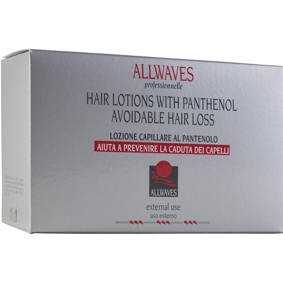 Fiole Allwaves cu Panthenol impotriva caderii parului 10x12 ml