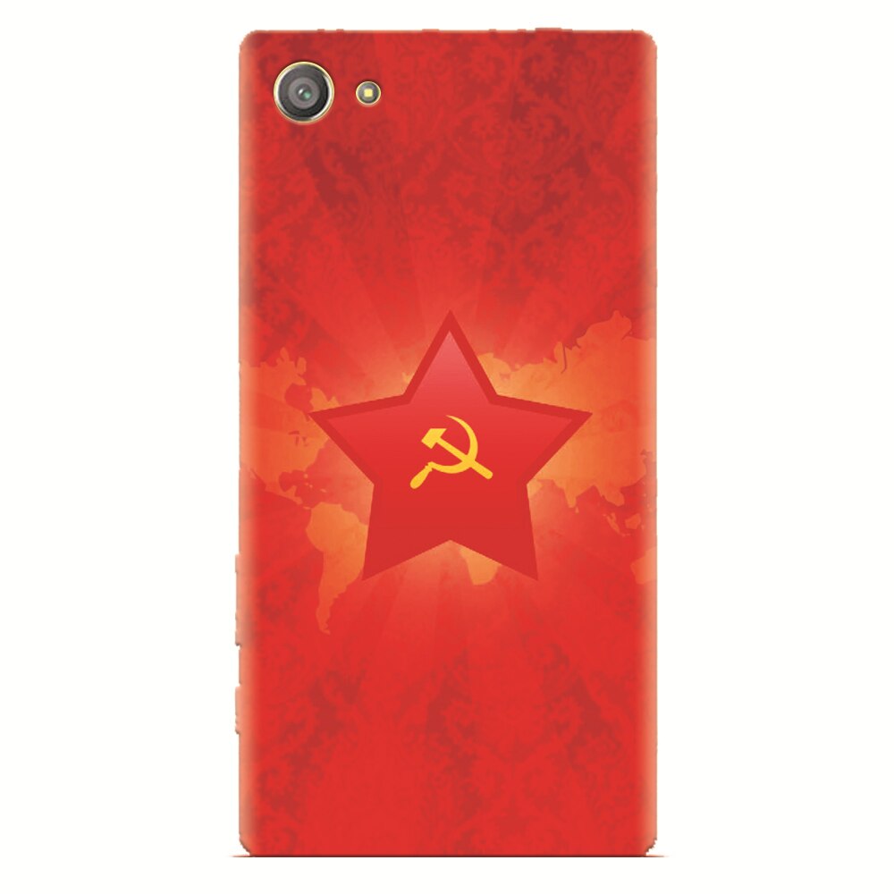 Husa silicon pentru Sony Xperia Z2 Mini, Soviet Union