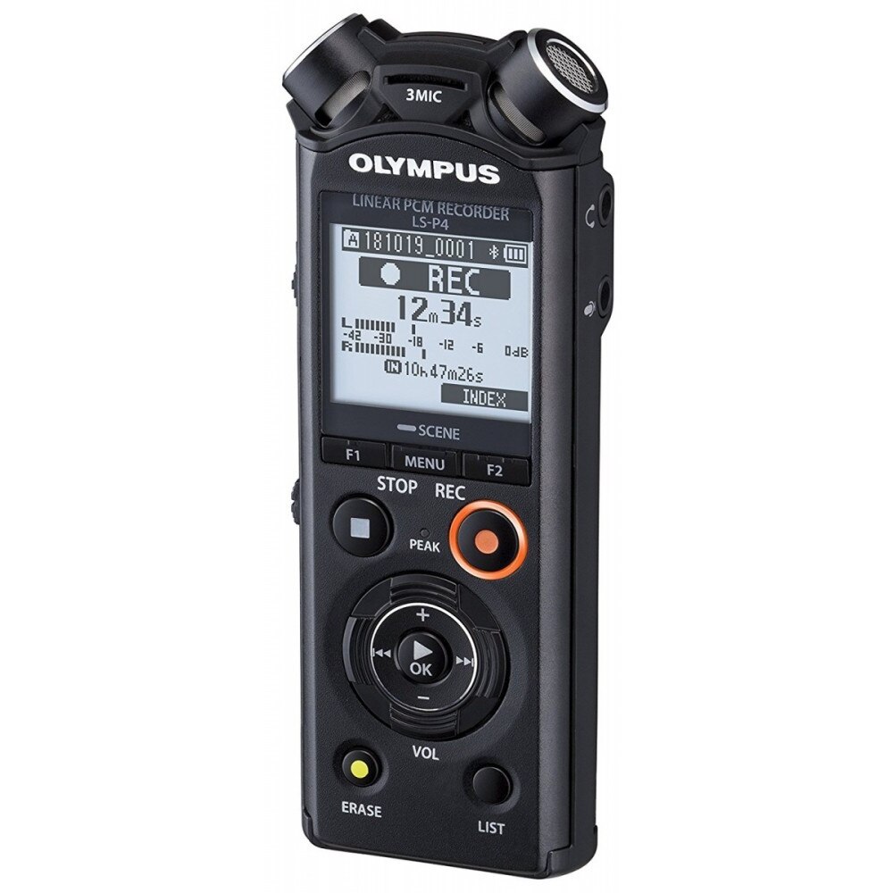 Reportofon Olympus LS-P4, 8 GB, Negru