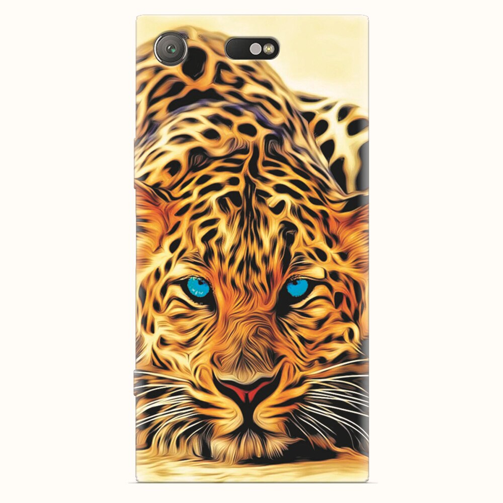 Husa silicon pentru Sony Xperia XZ1 Compact, Animal Tiger