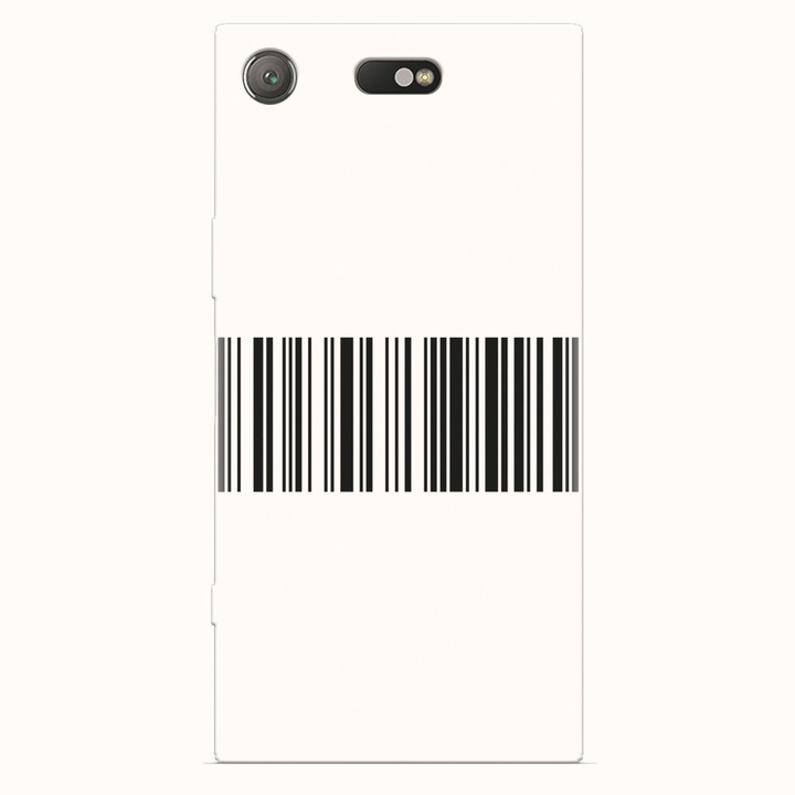Husa silicon pentru Sony Xperia XZ1 Compact, Bar Code