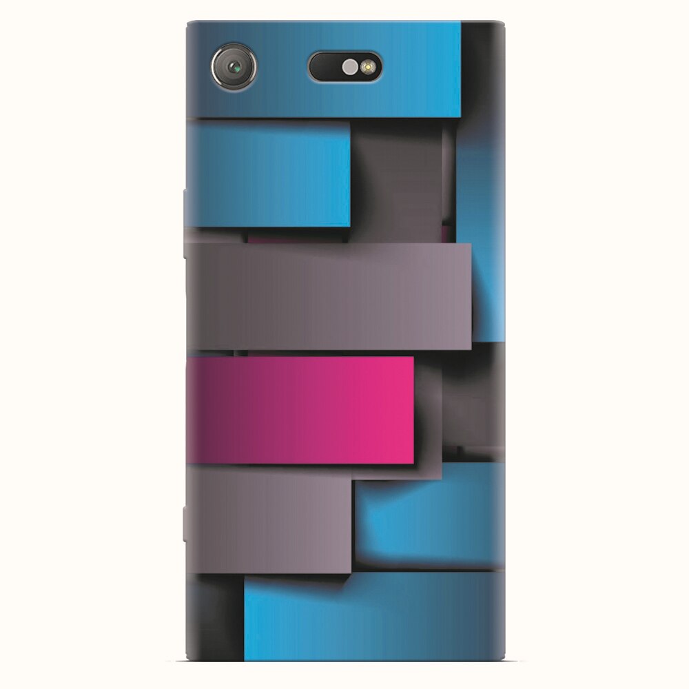 Husa silicon pentru Sony Xperia XZ1 Compact, Cool Abstract