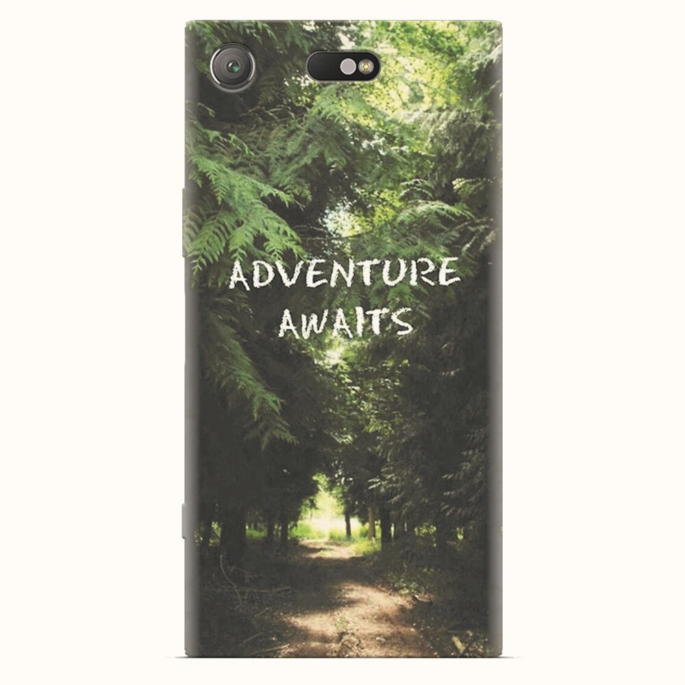 Husa silicon pentru Sony Xperia XZ1 Compact, Adventure Awaits Forest