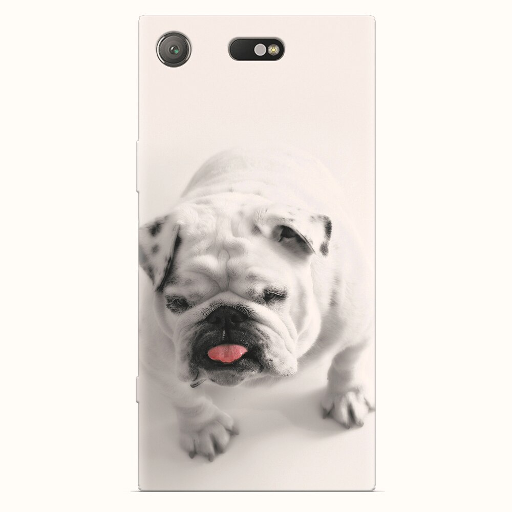 Husa silicon pentru Sony Xperia XZ1 Compact, Pretty Doggy
