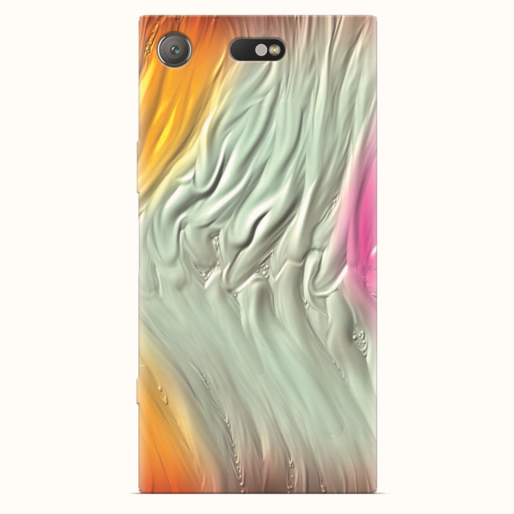 Husa silicon pentru Sony Xperia XZ1 Compact, Attractive Abstract Design