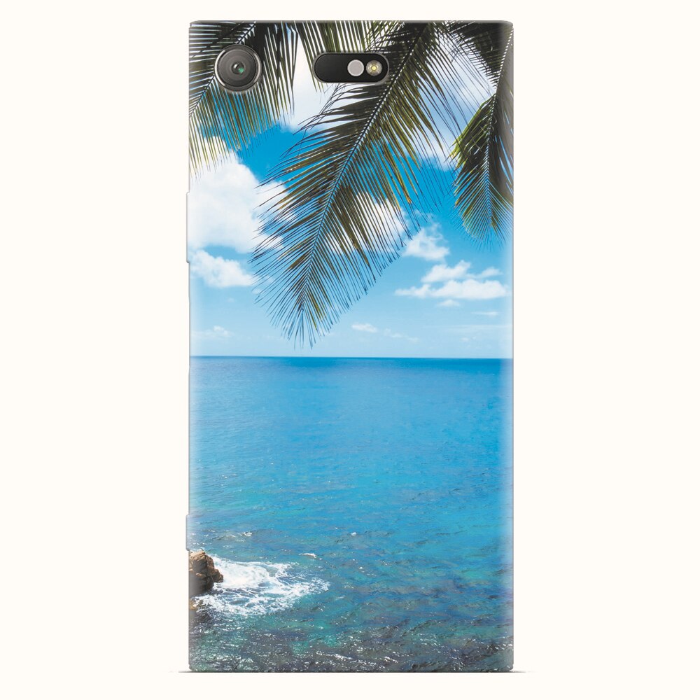 Husa silicon pentru Sony Xperia XZ1 Compact, Coastline