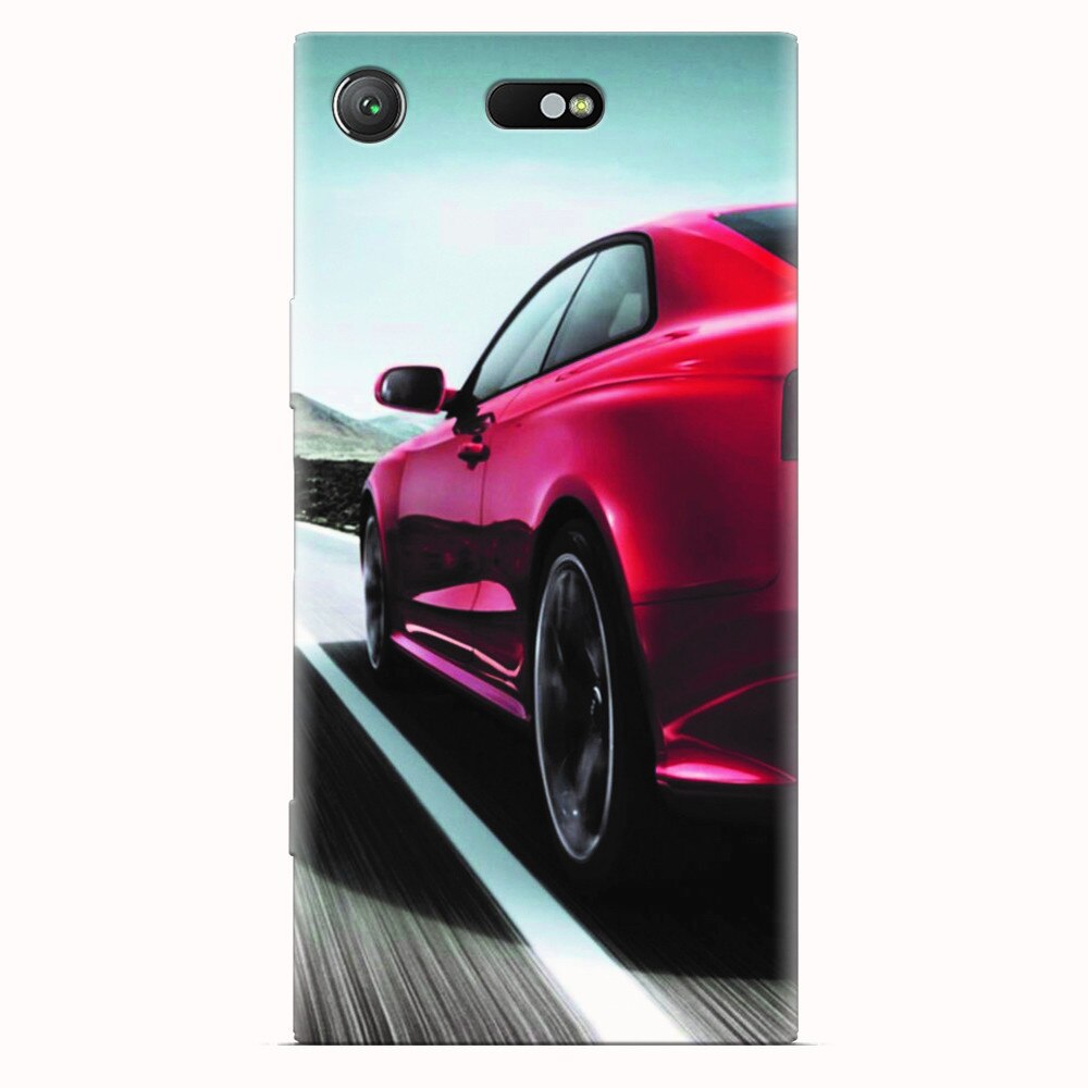 Husa silicon pentru Sony Xperia XZ1 Compact, Car On Road