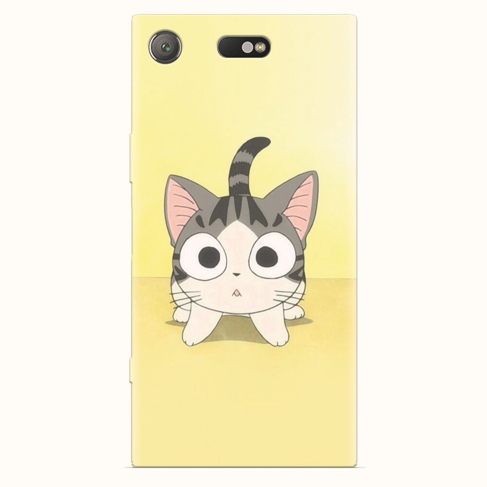 Husa silicon pentru Sony Xperia XZ1 Compact, Cute Ktty