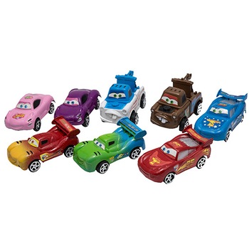Set 8 masinute multicolore Cars 2 din plastic Set 8 masinute multicolore Cars 2 din plastic