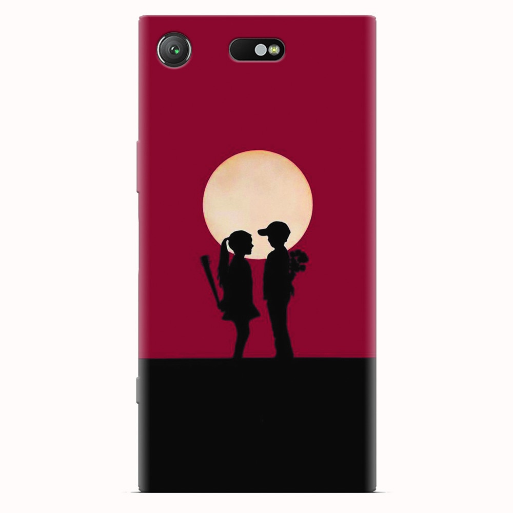 Husa silicon pentru Sony Xperia XZ1 Compact, Boy Girl Love Story