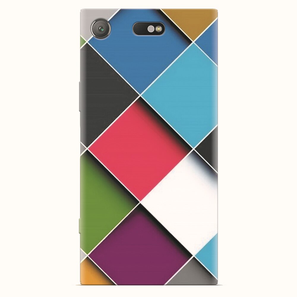 Husa silicon pentru Sony Xperia XZ1 Compact, Square