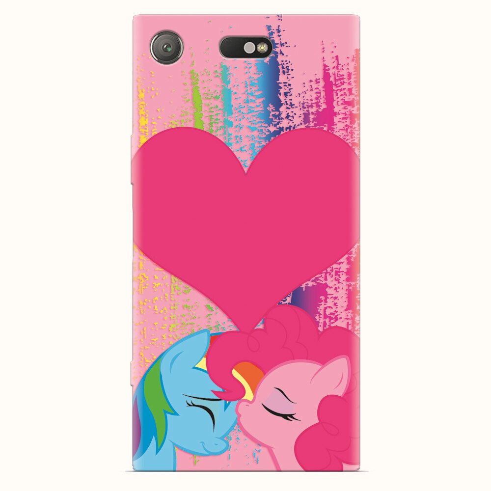 Husa silicon pentru Sony Xperia XZ1 Compact, Pinkie Kiss