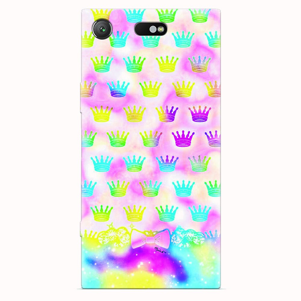 Husa silicon pentru Sony Xperia XZ1 Compact, Girly Plus