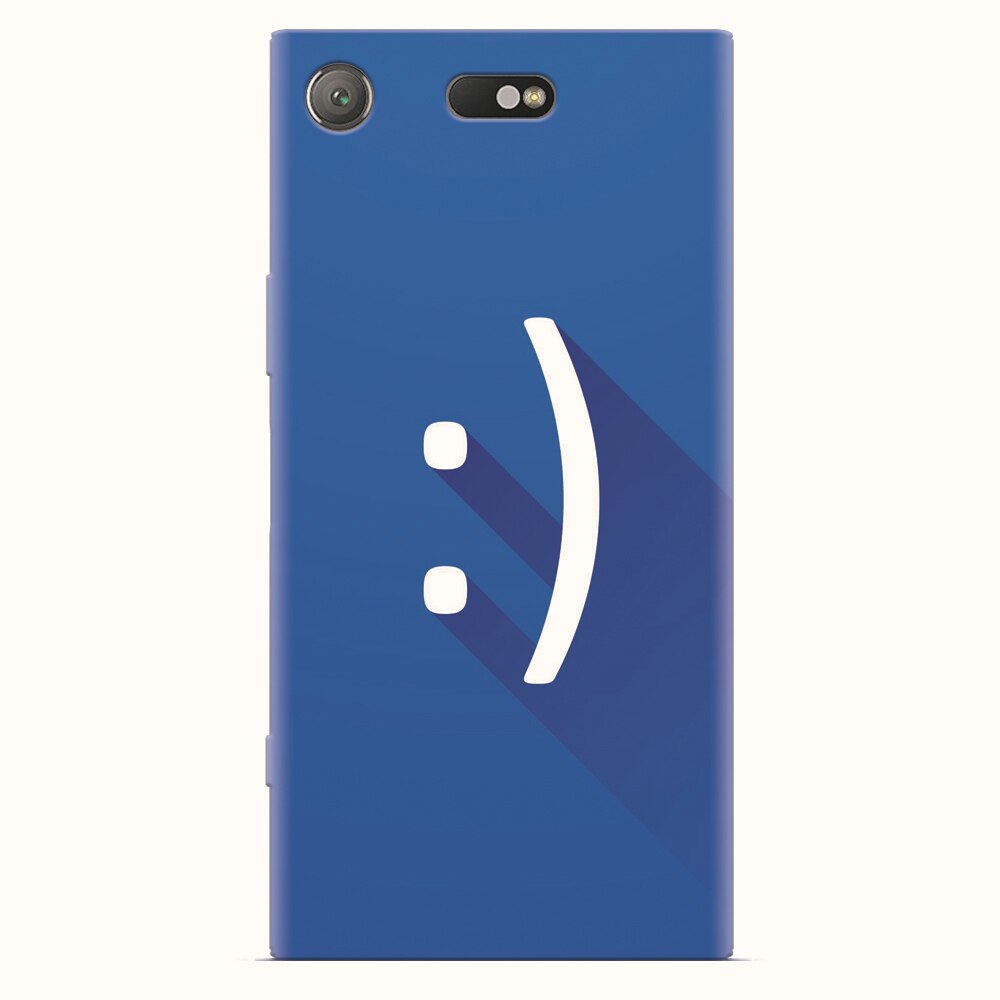 Husa silicon pentru Sony Xperia XZ1 Compact, Smile