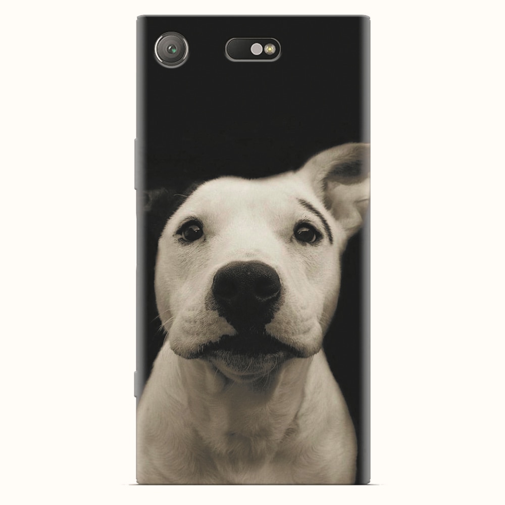 Husa silicon pentru Sony Xperia XZ1 Compact, Funny Dog
