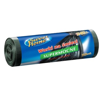 Saci menajeri 240 Litri, 10 bucati, Sweet Home,LDPE Saci menajeri 240 Litri, 10 bucati, Sweet Home,LDPE