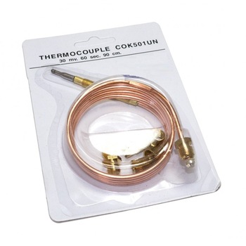 Termocupla cuptor / senzor flacara cu lungimea de 90 CM universala pentru aragaz Termocupla cuptor / senzor flacara cu lungimea de 90 CM universala pentru aragaz