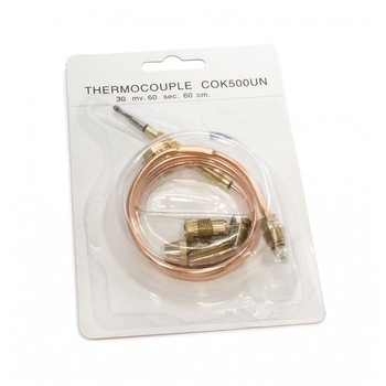 Termocupla cuptor / senzor flacara cu lungimea de 60 CM universala pentru aragaz Termocupla cuptor / senzor flacara cu lungimea de 60 CM universala pentru aragaz