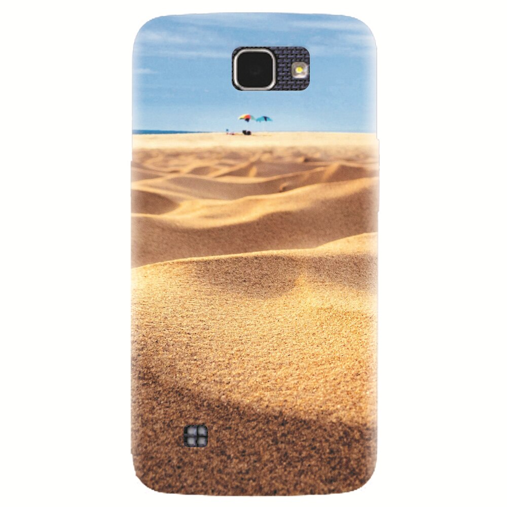 Husa silicon pentru LG K4, Beach Sand Closeup Holiday