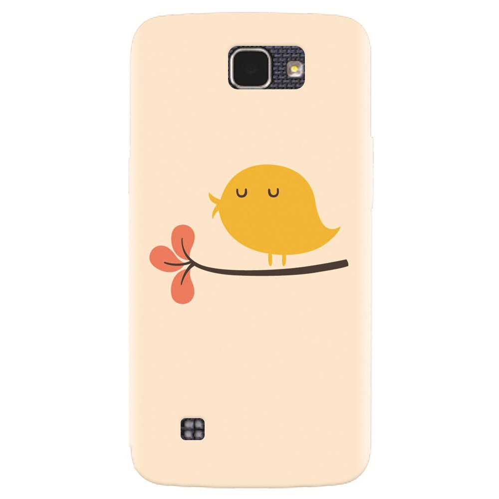 Husa silicon pentru LG K4, Flat Minimal Cute Bird Illustration