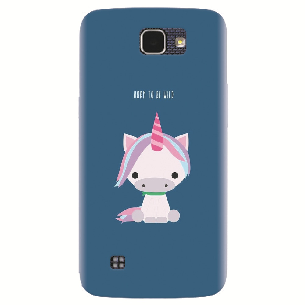 Husa silicon pentru LG K4, Horn To Be Wild Cute Unicorn
