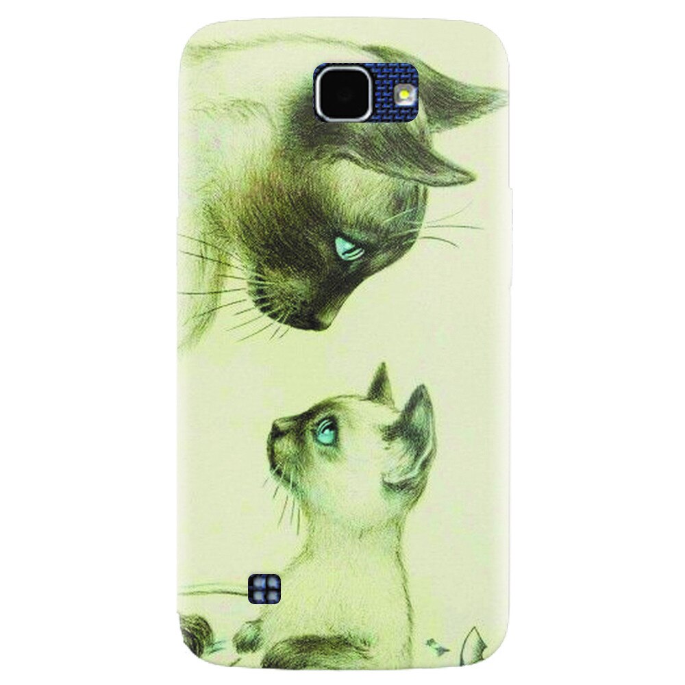 Husa silicon pentru LG K4, Little Cat