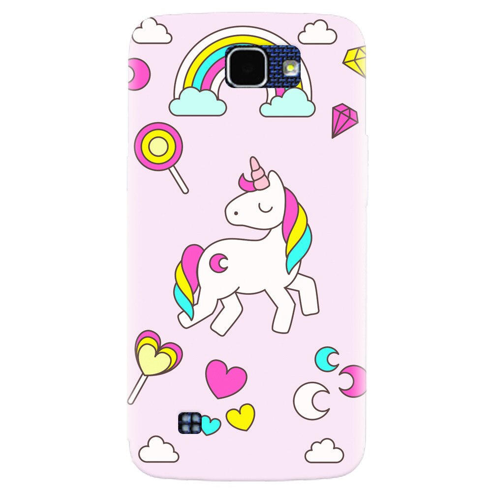 Husa silicon pentru LG K4, Cute Unicorn