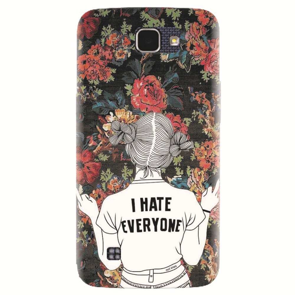 Husa silicon pentru LG K4, I Hate Everyone