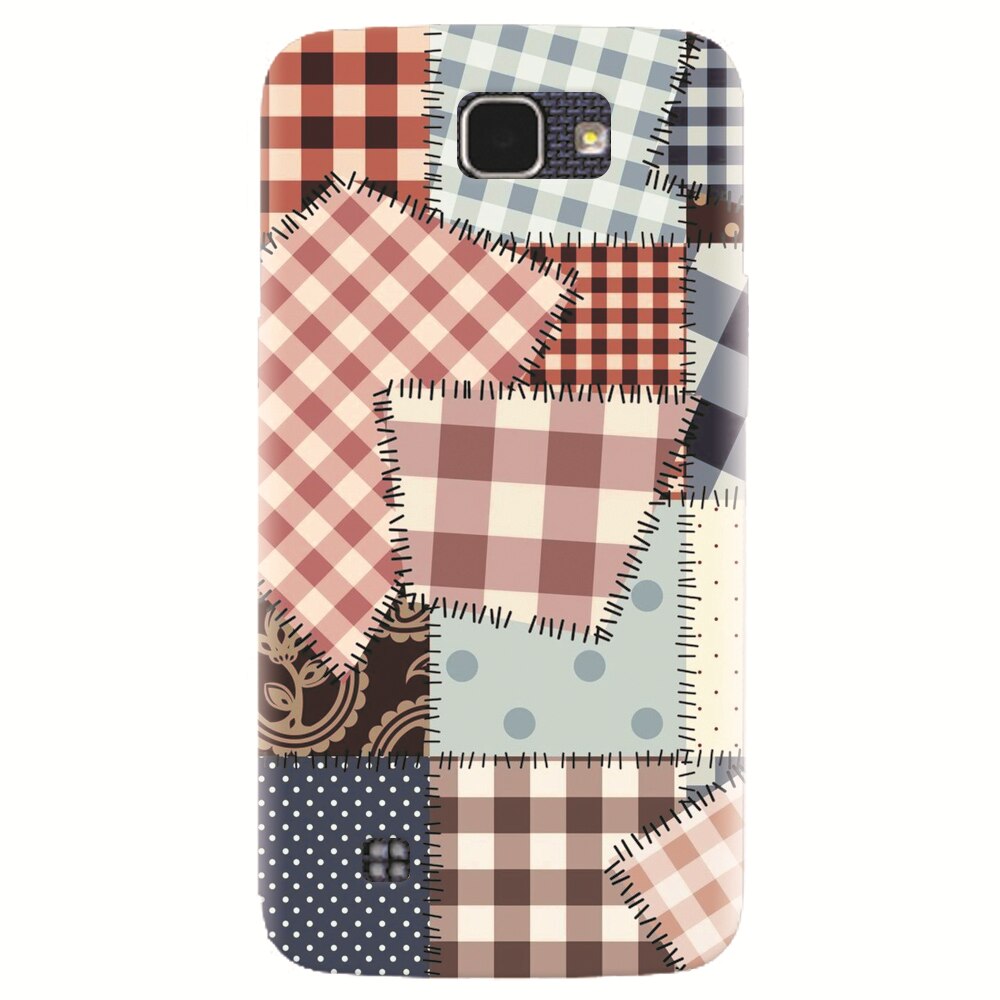 Husa silicon pentru LG K4, Patchwork Vector