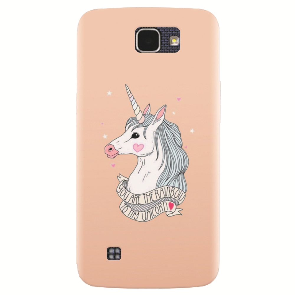 Husa silicon pentru LG K4, Cute Rose Gold