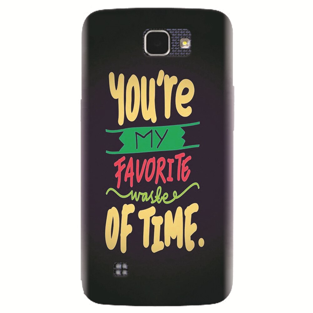 Husa silicon pentru LG K4, My Favorite Waste Of Time