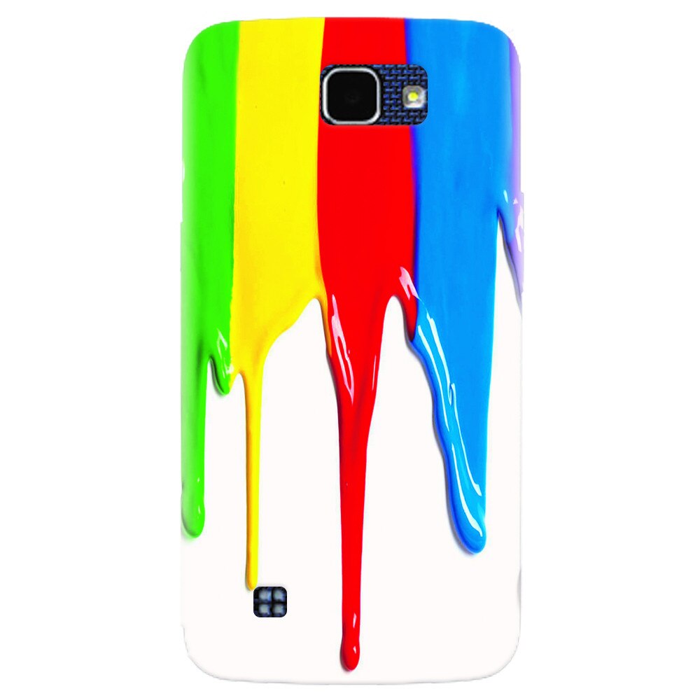 Husa silicon pentru LG K4, Dripping Colorful Paint
