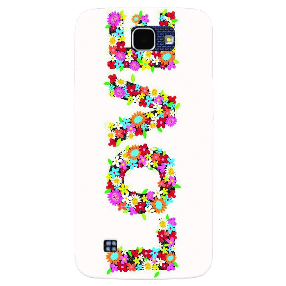Husa silicon pentru LG K4, Love Made By Flowers