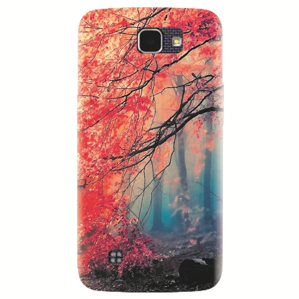 Husa silicon pentru LG K4, Morning Fog Inest Nature