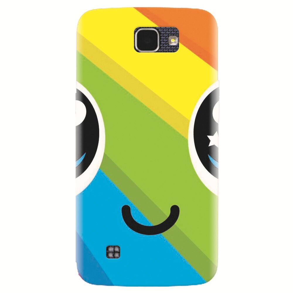 Husa silicon pentru LG K4, Happy Face