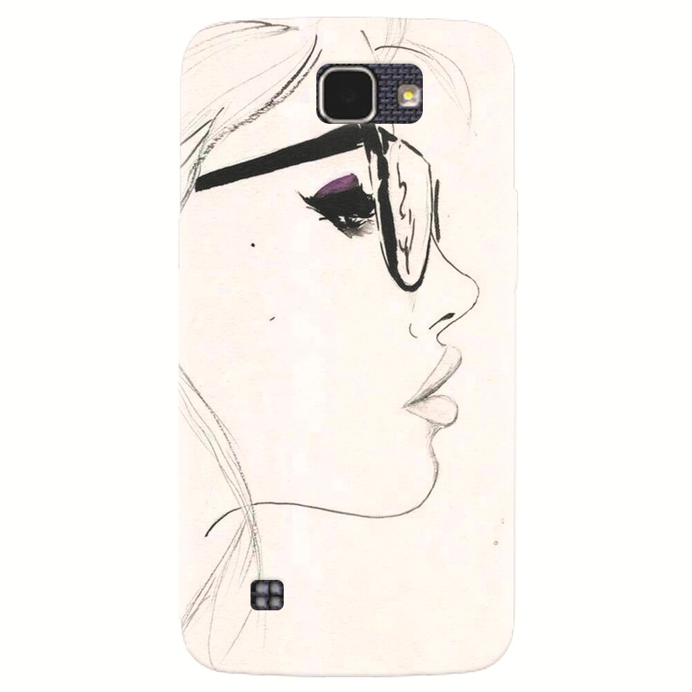 Husa silicon pentru LG K4, Girl Face