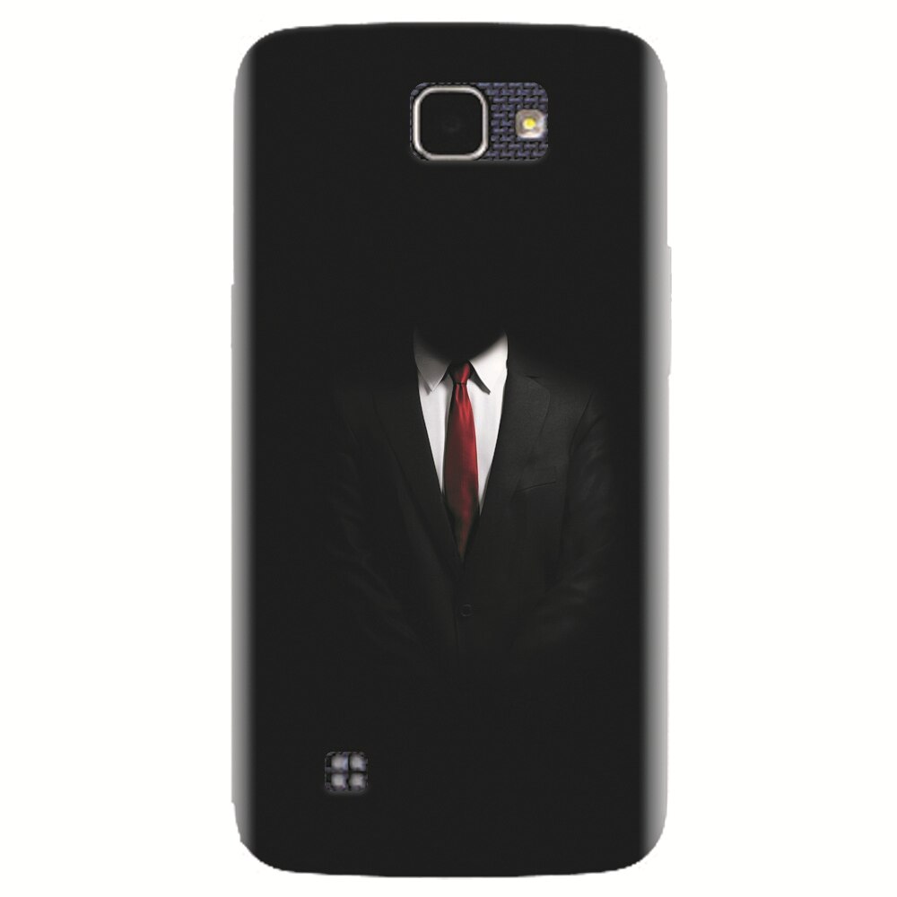 Husa silicon pentru LG K4, Mystery Man In Suit