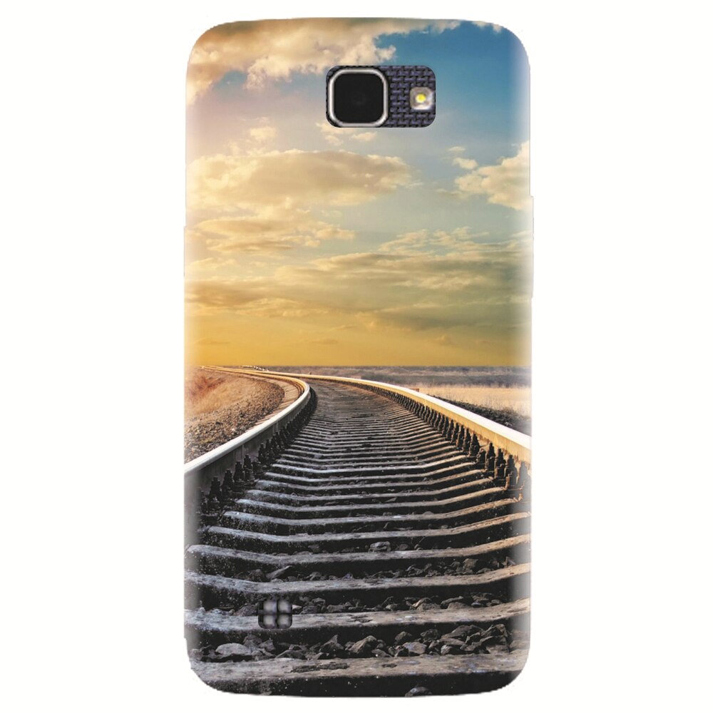 Husa silicon pentru LG K4, Railroad Horizon